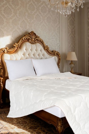 Varol Pure Cotton Tek Kişilik %100 Pamuk Yorgan (155x215 cm) – Doğal, Nefes Alabilen | Bez Çantalı