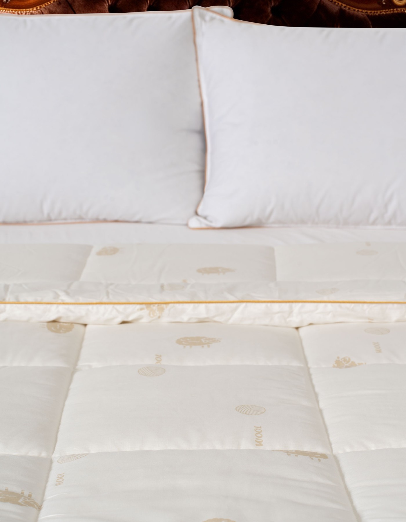 Varol Pure Woll Tek Kişilik Yün Yorgan (155x215 cm) – %100 Pamuk Kılıf | Bez Çantalı