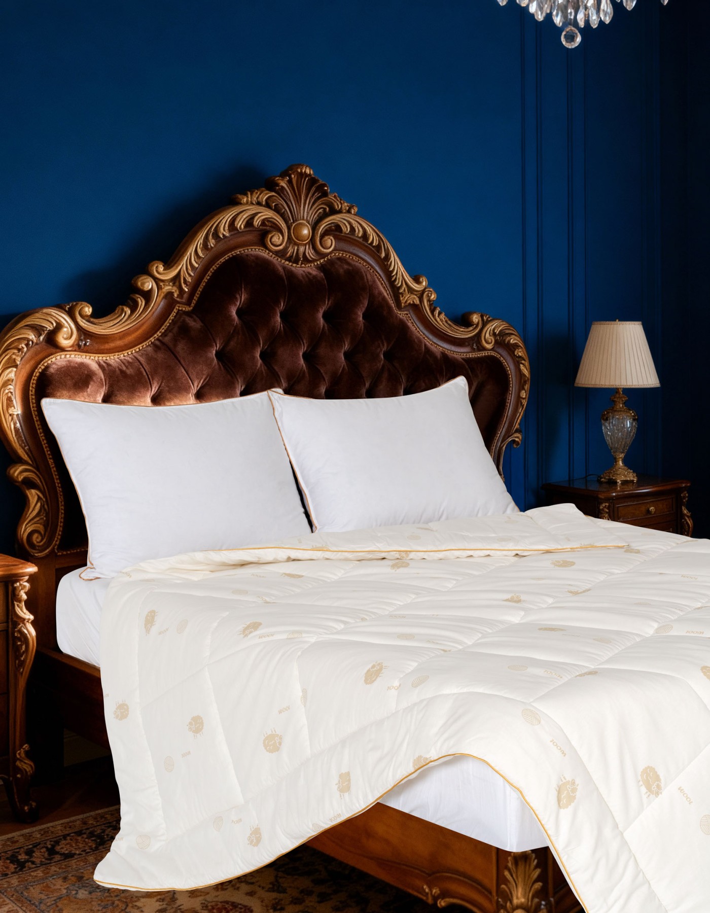 Varol Pure Woll Tek Kişilik Yün Yorgan (155x215 cm) – %100 Pamuk Kılıf | Bez Çantalı