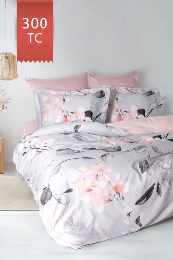 Varol Royal Saten Tek Kişilik 300TC Nevresim Takımı  - MARİA