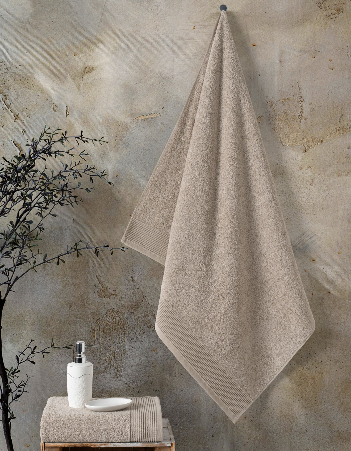 Varol Royal Serisi 2’li Havlu Seti – 50x90 & 90x150 cm, 500 gsm Premium