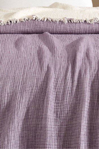 Varol Tek Kişilik 5 Katlı %100 Pamuk Müslin Yatak Örtüsü