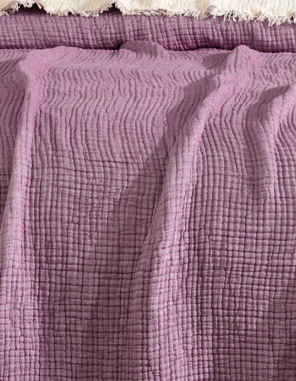 Varol Tek Kişilik 5 Katlı %100 Pamuk Müslin Yatak Örtüsü