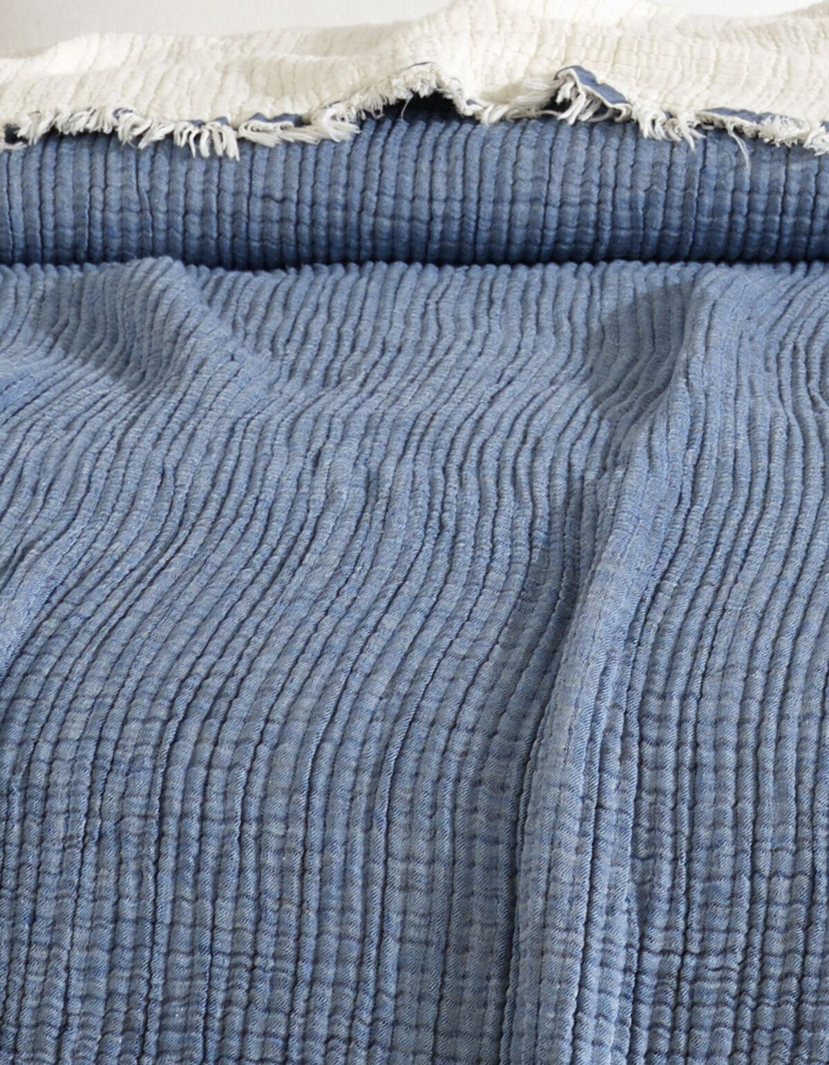 Varol Tek Kişilik 5 Katlı %100 Pamuk Müslin Yatak Örtüsü