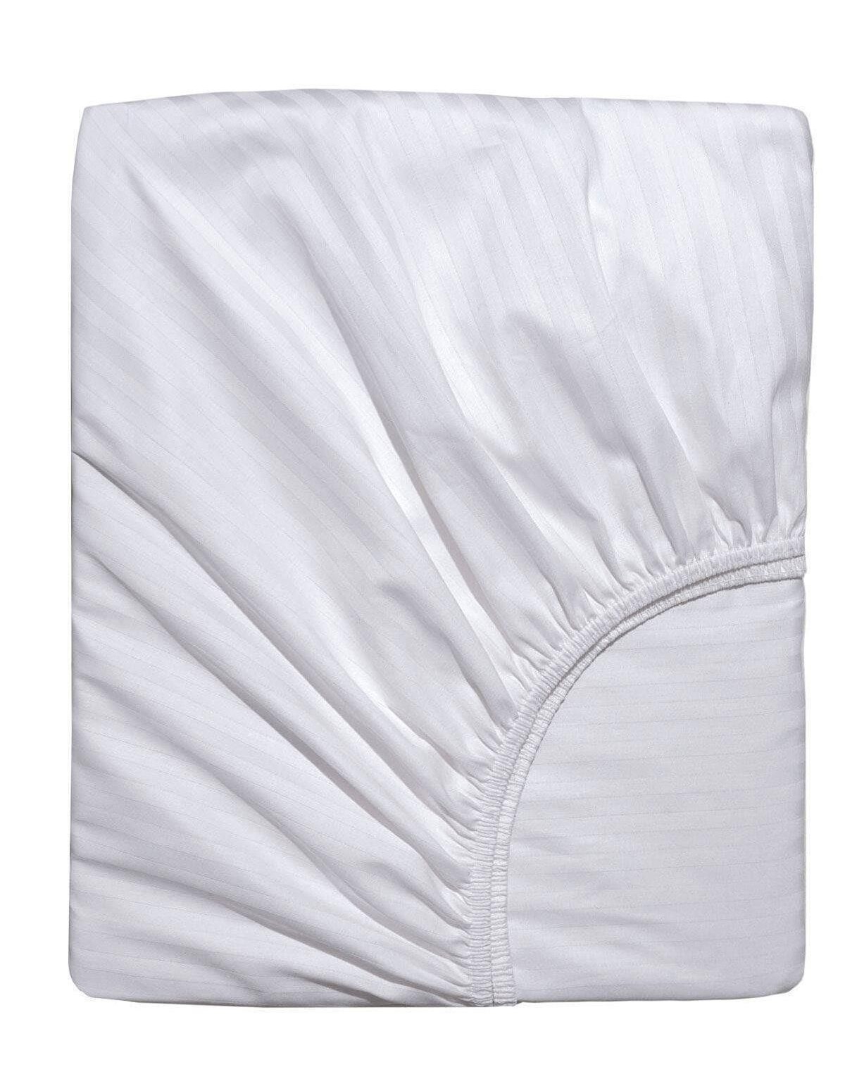 Varol Tek Kişilik Fitted Pamuk Saten Çarşaf Takımı - Beyaz