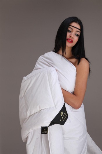 Varol Tek Kişilik Kaz Tüyü Yorgan + 1 Adet Kaz Tüyü Yastık