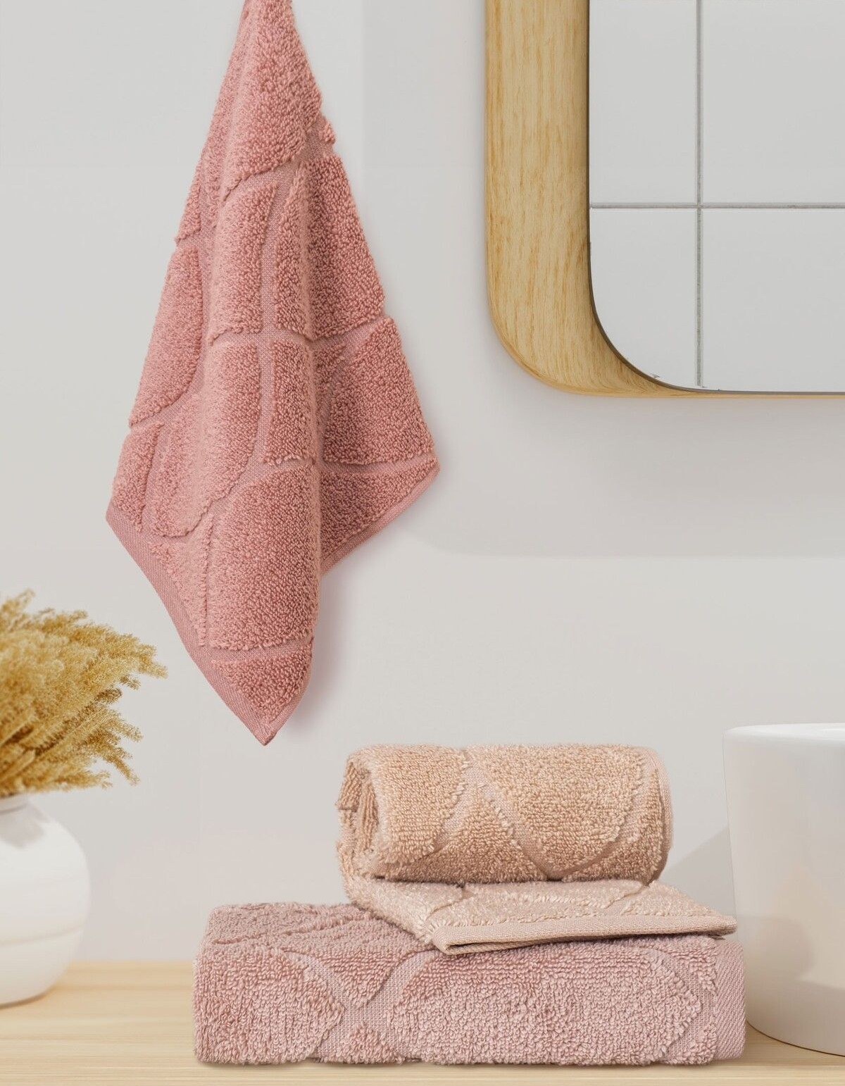 Varol Voli Serisi Micro Cotton 30x50cm 3 Lü Havlu Seti