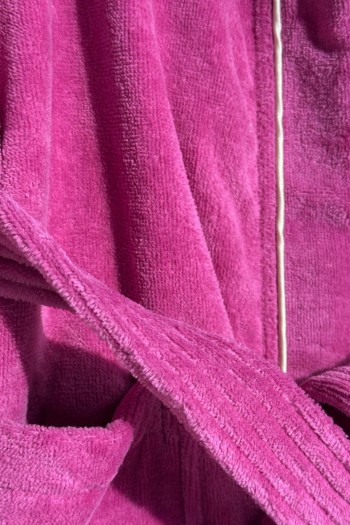 Yumuşak Dokulu Kapüşonlu Çocuk Bornozu